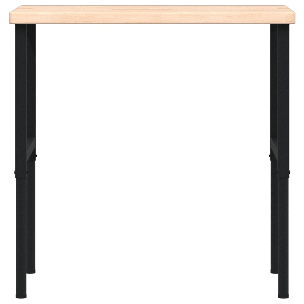 Radni stol 100x60x(73-99,5) cm od masivne hrastovine pravokutni