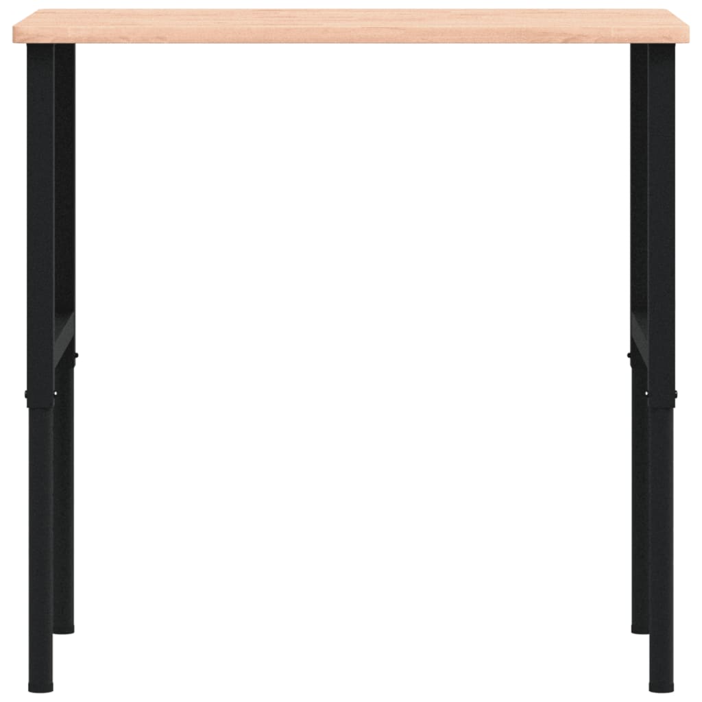 Radni stol 100x60x(71,5-98) cm od masivne bukovine pravokutni