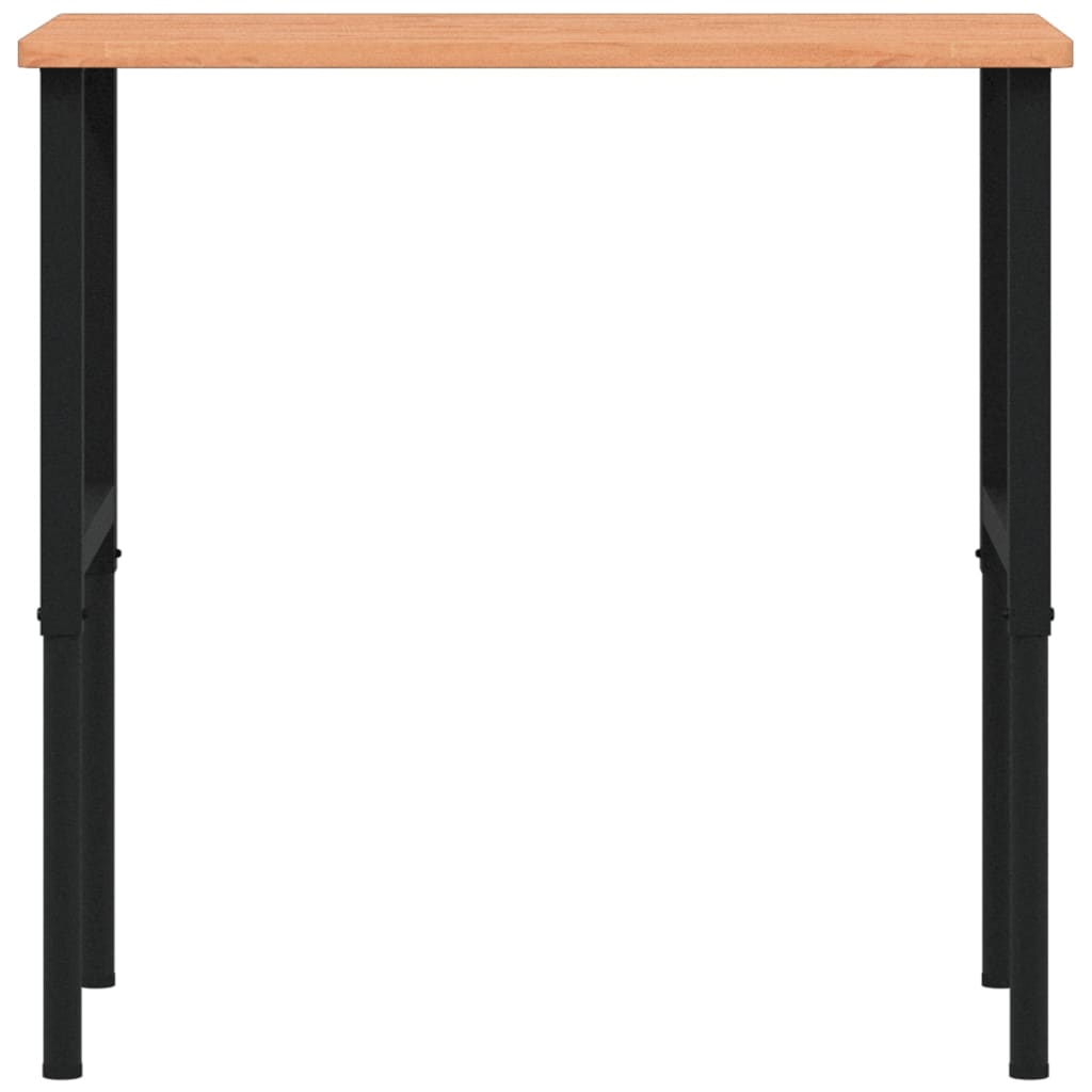 Radni stol 100x60x(71,5-98) cm od masivne bukovine pravokutni