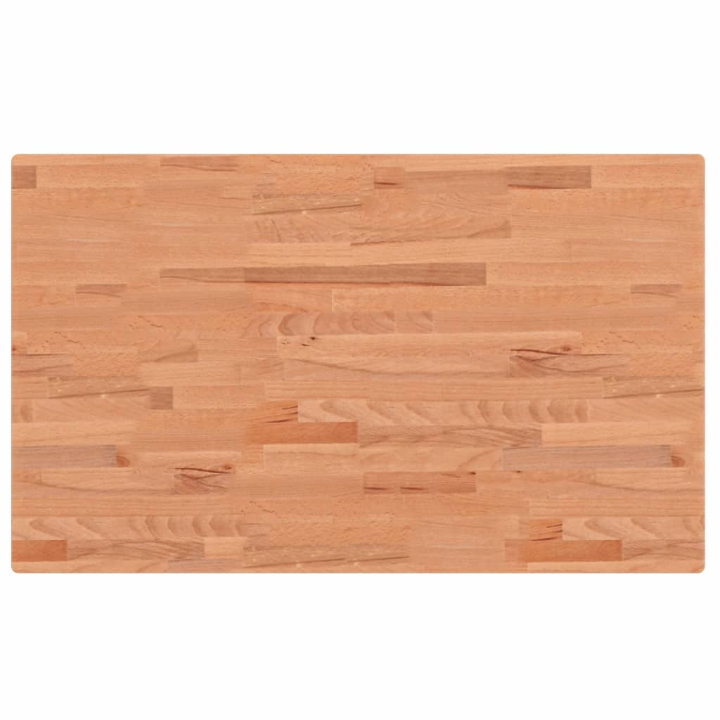 Radni stol 100x60x(71,5-98) cm od masivne bukovine pravokutni
