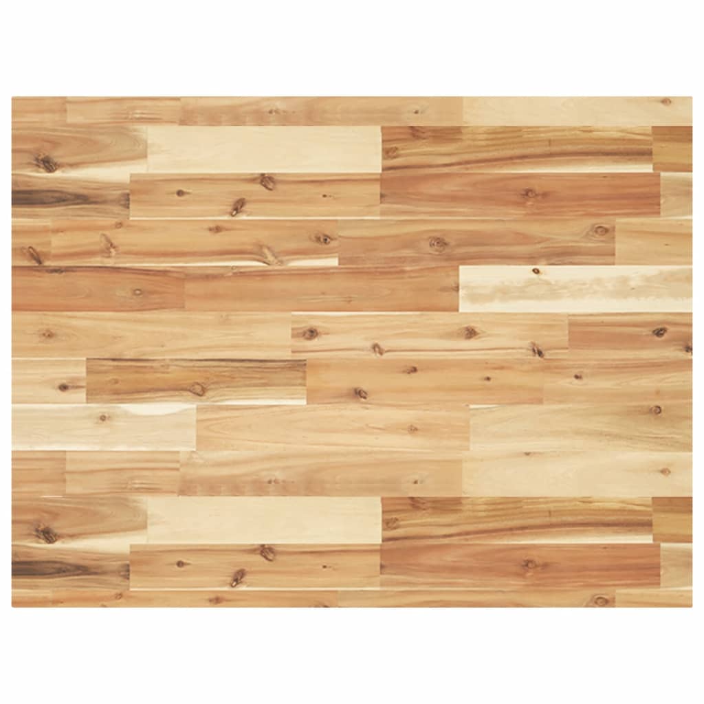 Radni stol 80x60x(73-99,5) cm masivno drvo bagrema pravokutni