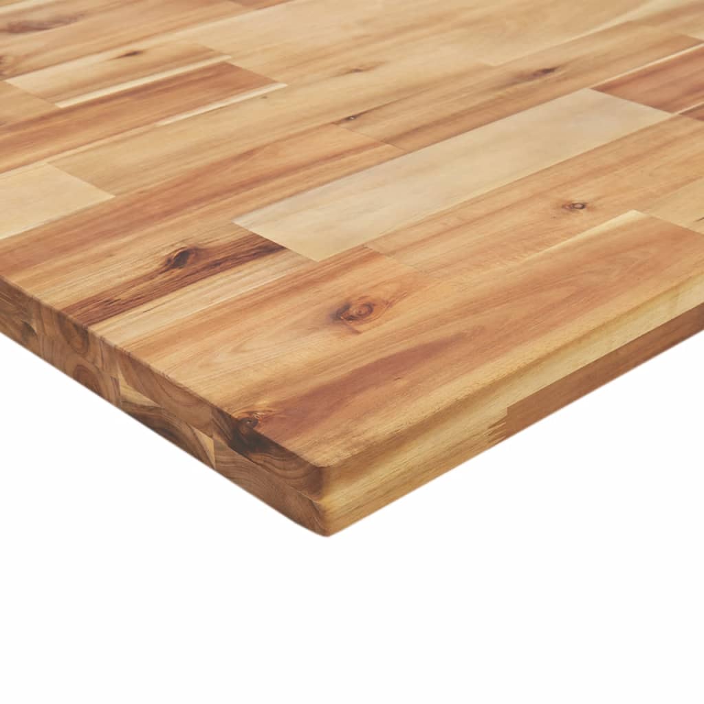 Radni stol 80x60x(73-99,5) cm masivno drvo bagrema pravokutni