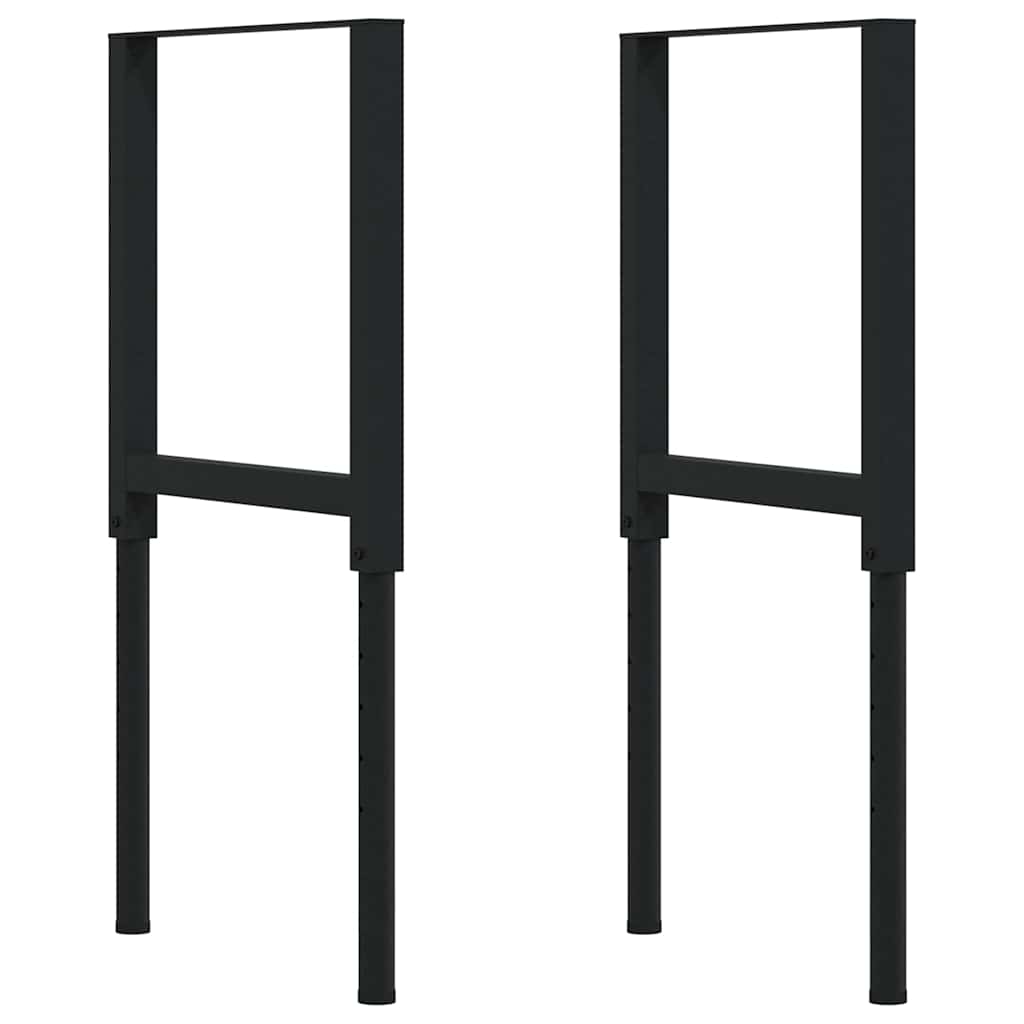 Radni stol 100x60x(73-99,5) cm masivno drvo bagrema pravokutni