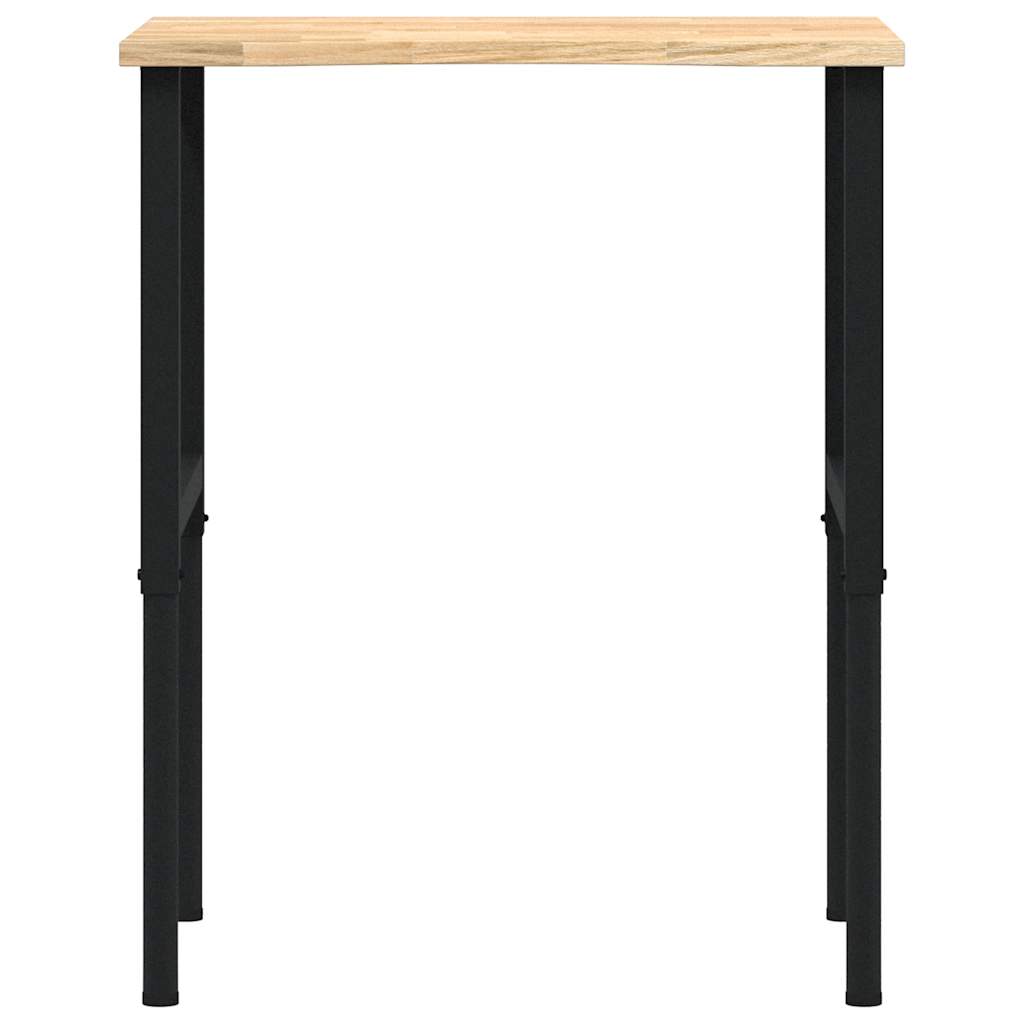 Radni stol 80x60x(71,5-98) cm puno drvo hrast