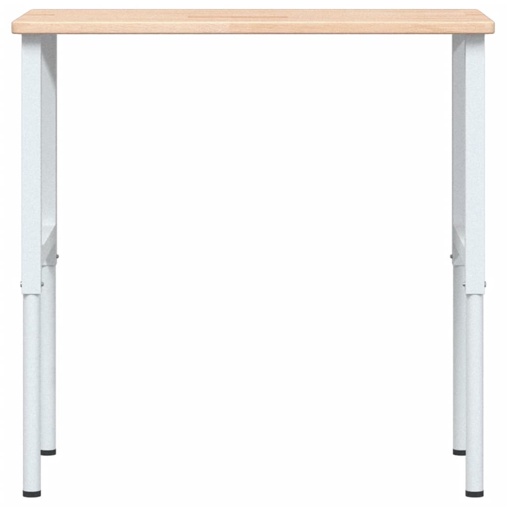 Radni stol 100x60x(71,5-98) cm od masivne hrastovine pravokutni