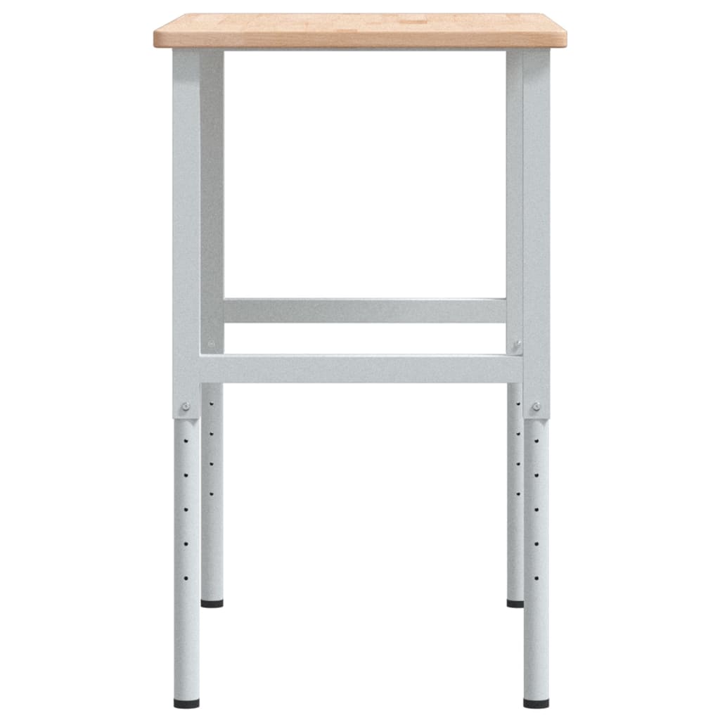 Radni stol 100x60x(71,5-98) cm od masivne hrastovine pravokutni