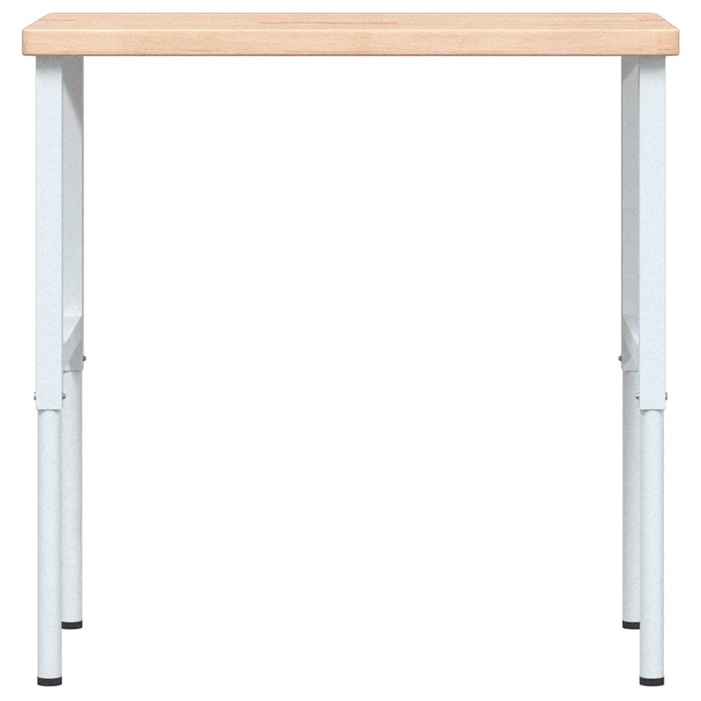 Radni stol 100x60x(73-99,5) cm od masivne hrastovine pravokutni