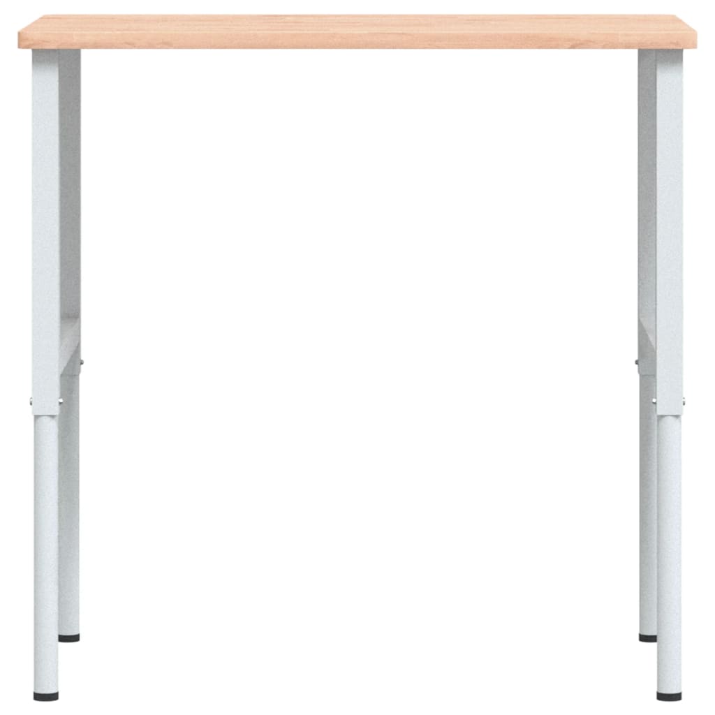 Radni stol 100x60x(71,5-98) cm od masivne bukovine pravokutni