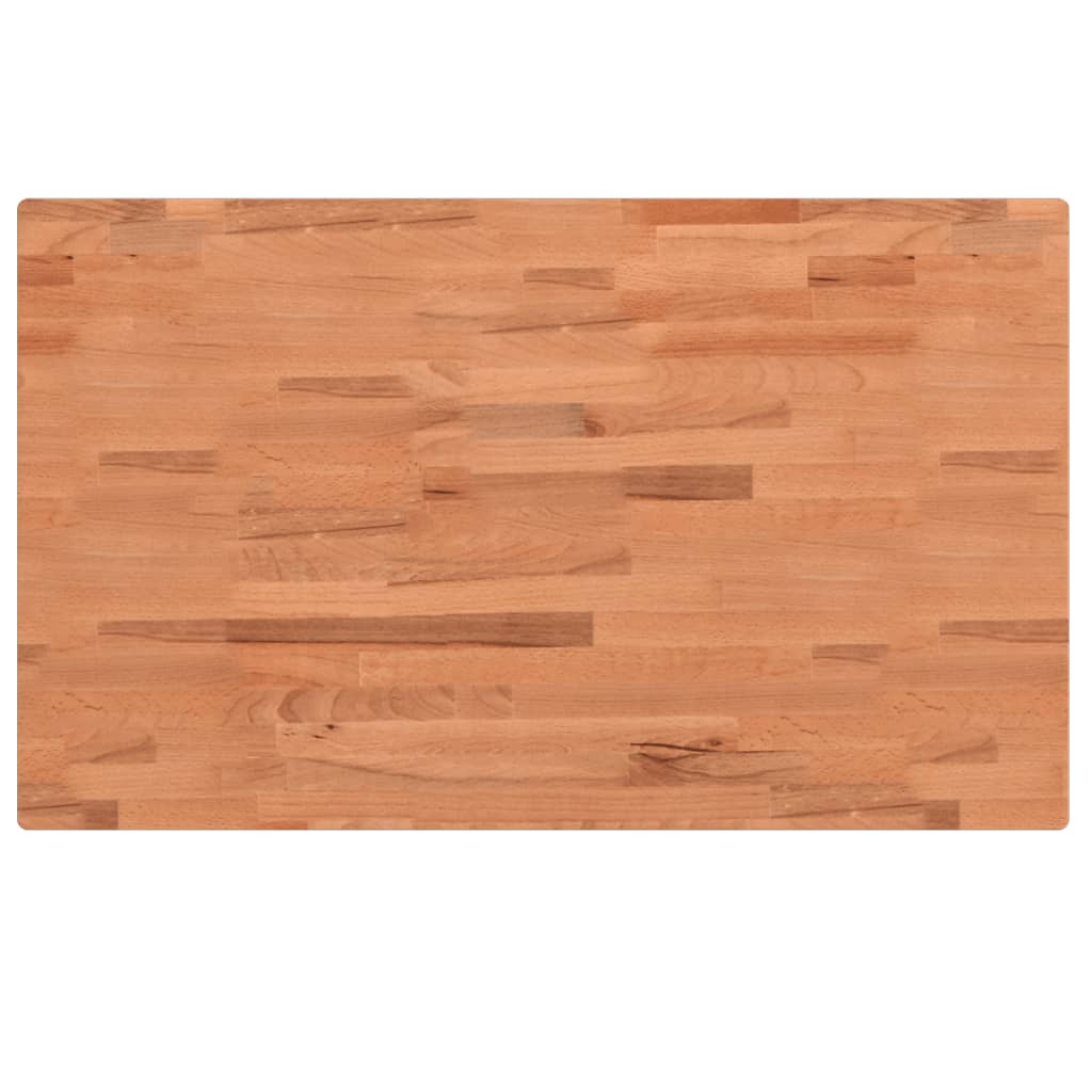 Radni stol 100x60x(73-99,5) cm od masivne bukovine pravokutni