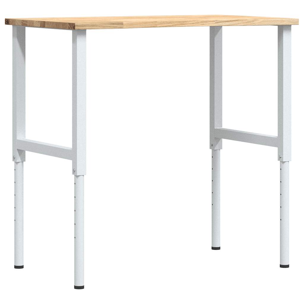 Radni stol 100x60x(71,5-98) cm puno drvo hrast
