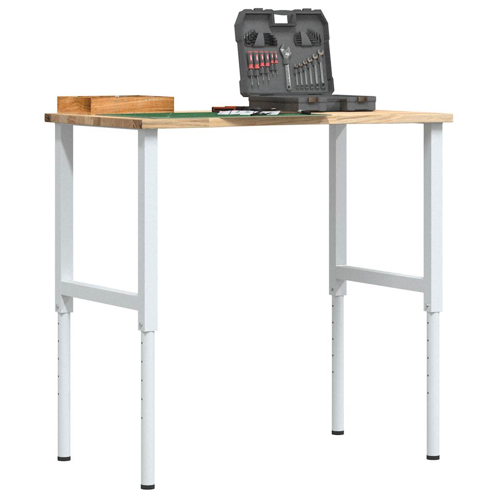 Radni stol 100x60x(71,5-98) cm puno drvo hrast