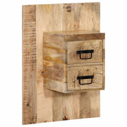 Noćni ormarić 60x32x80 cm Puno grubo drvo Mango