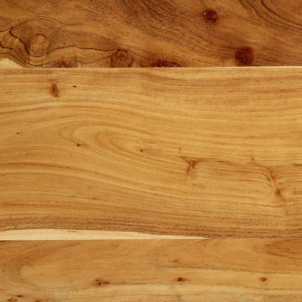 Uzglavlje 200 cm Puno drvo bagrem i željezo