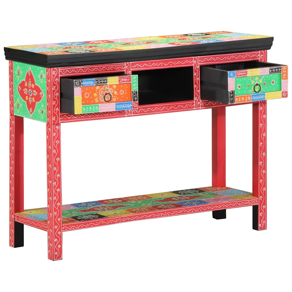 Konzolna stolica s ladicama s pohranom Šareni 100 x 30 x 77 cm