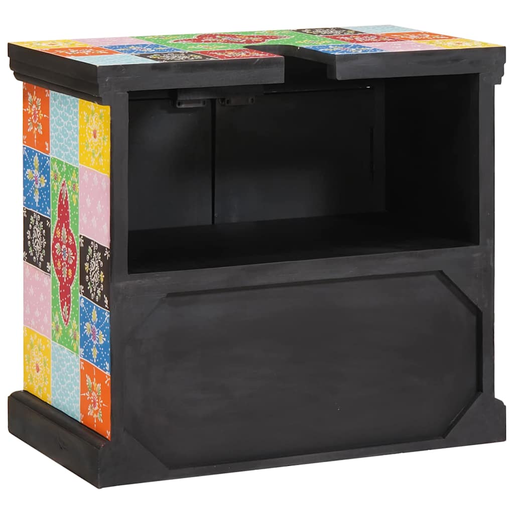 Ormarić za umivaonik Smeđa 60 x 35 x 55 cm Čvrsto drvo manga