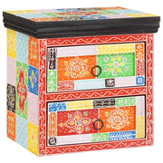 Noćni ormar s ladicama 2 pcs Šareni 40 x 30 x 40 cm