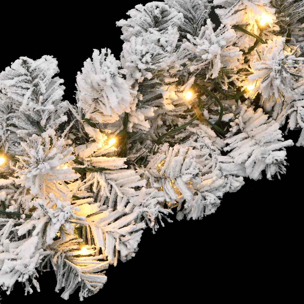 Božićna girlanda s LED svjetlima zelena 5 m PVC