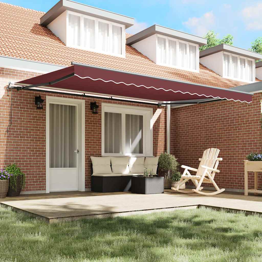 Tenda na automatsko uvlačenje bordo 450 x 300 cm