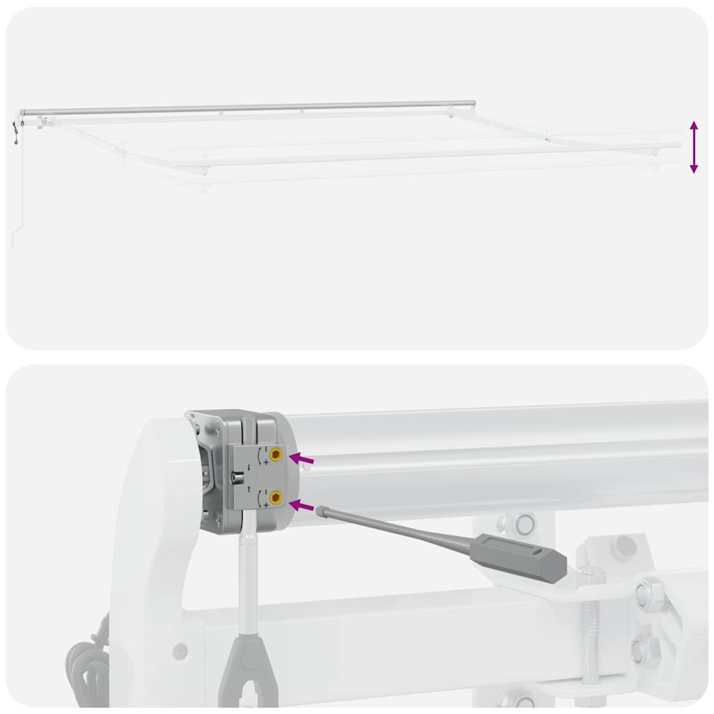 Tenda na automatsko uvlačenje bordo 500 x 300 cm