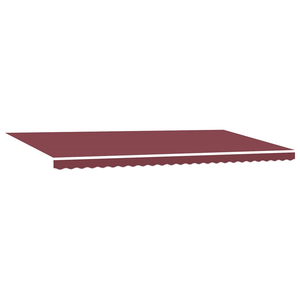 Tenda na ručno uvlačenje s LED svjetlima bordo 600 x 300 cm