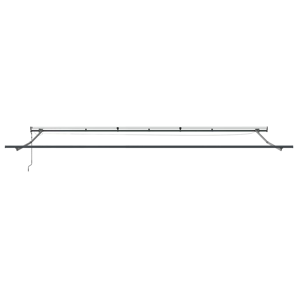 Tenda na automatsko uvlačenje s LED svjetlima bordo 600x3500 cm