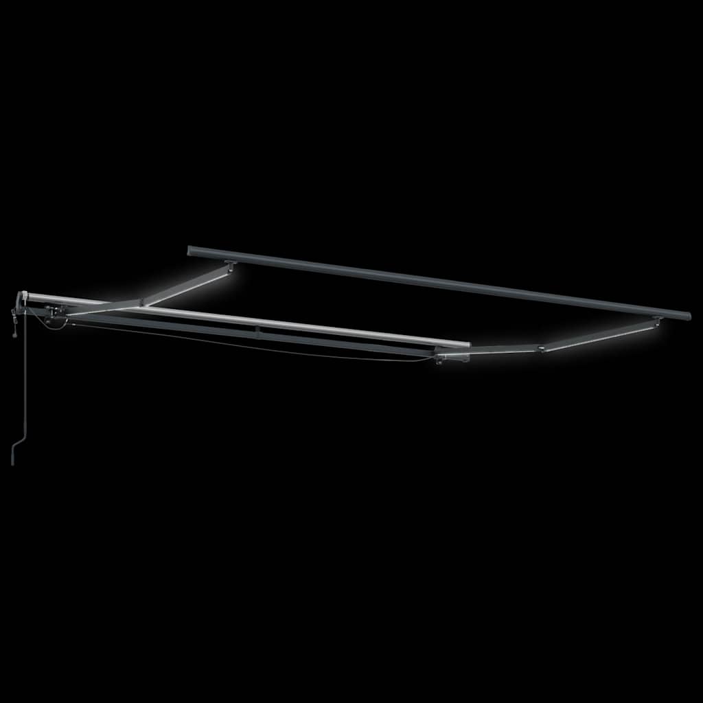 Tenda na automatsko uvlačenje s LED smeđa 300 x 250 cm