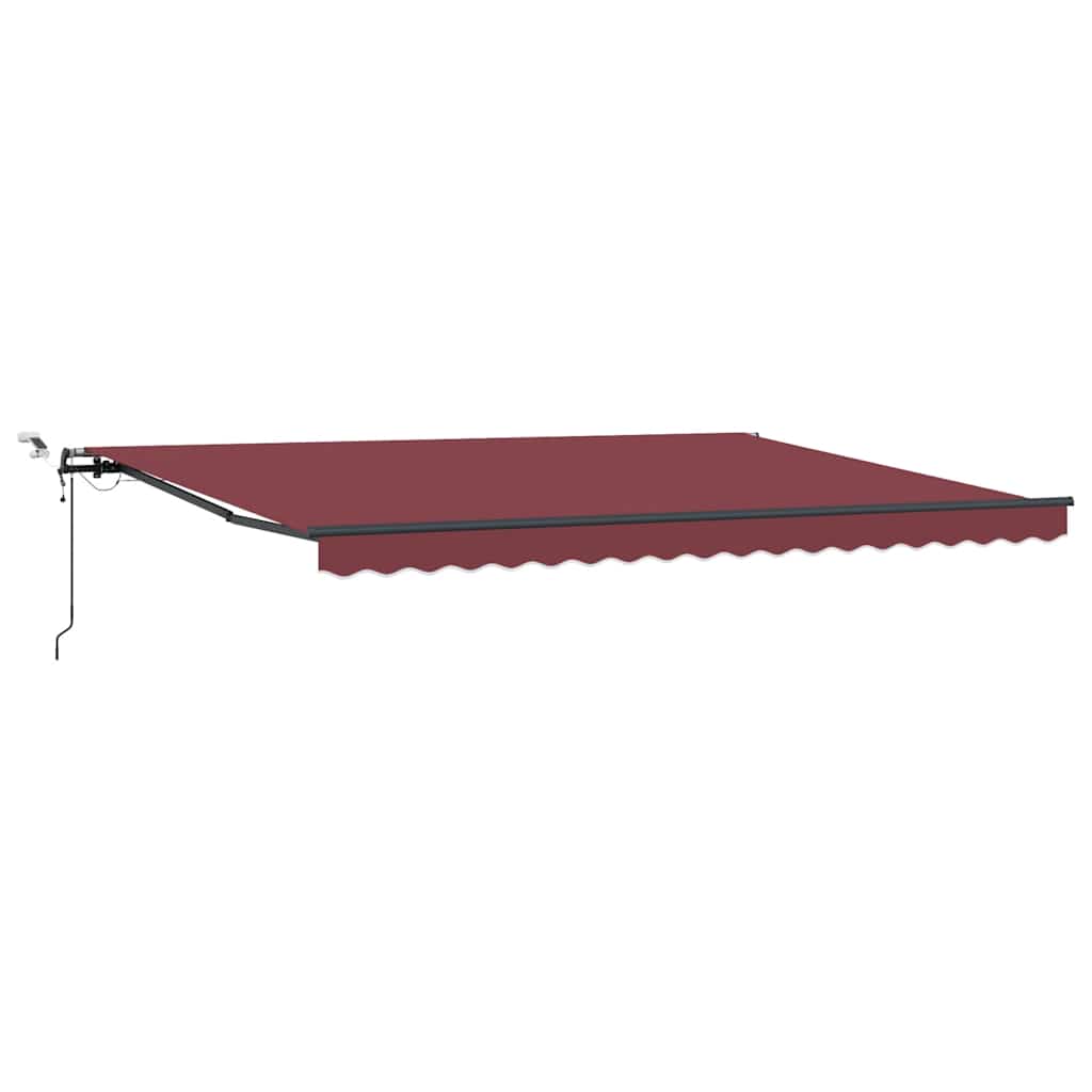 Tenda na automatsko uvlačenje s LED smeđa 450 x 300 cm