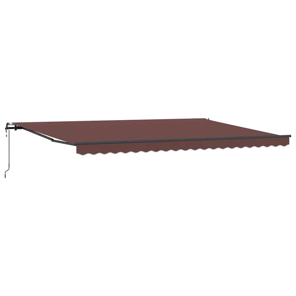 Tenda na automatsko uvlačenje smeđa 500 x 300 cm