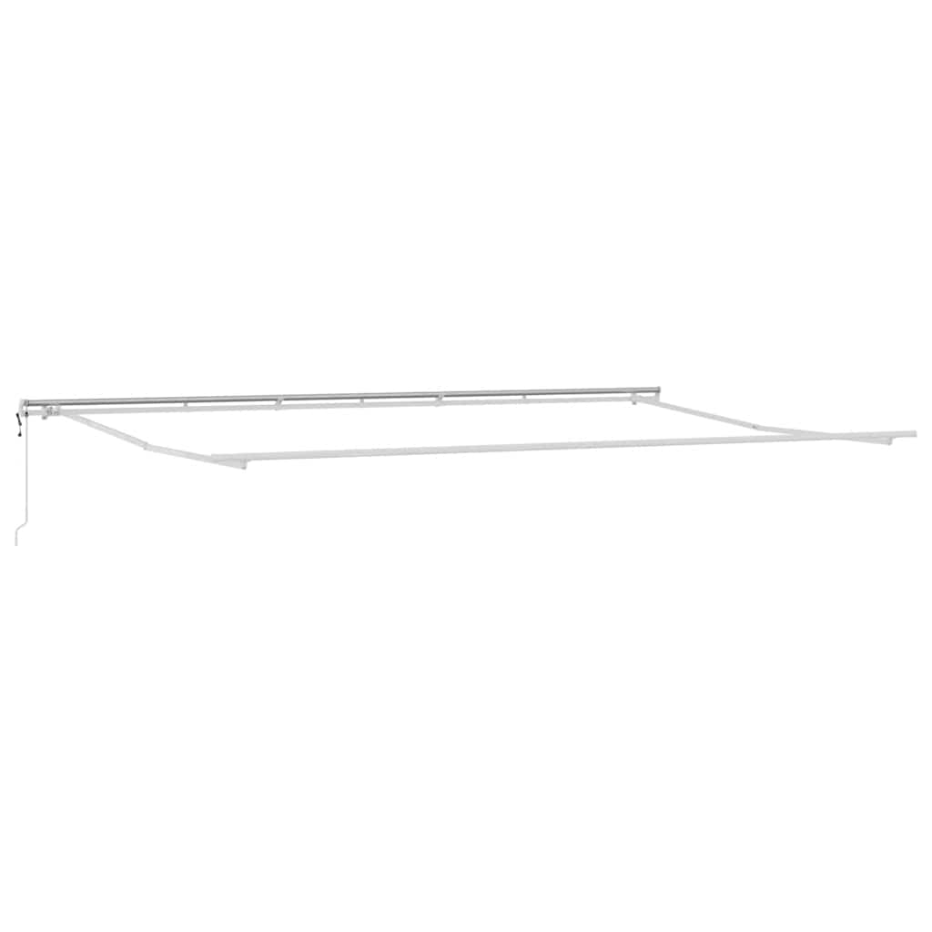 Tenda na ručno uvlačenje s LED smeđa 600 x 300 cm
