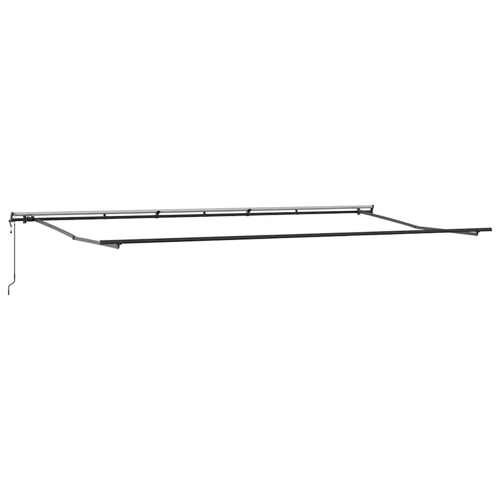 Tenda na ručno uvlačenje s LED smeđa 600 x 300 cm