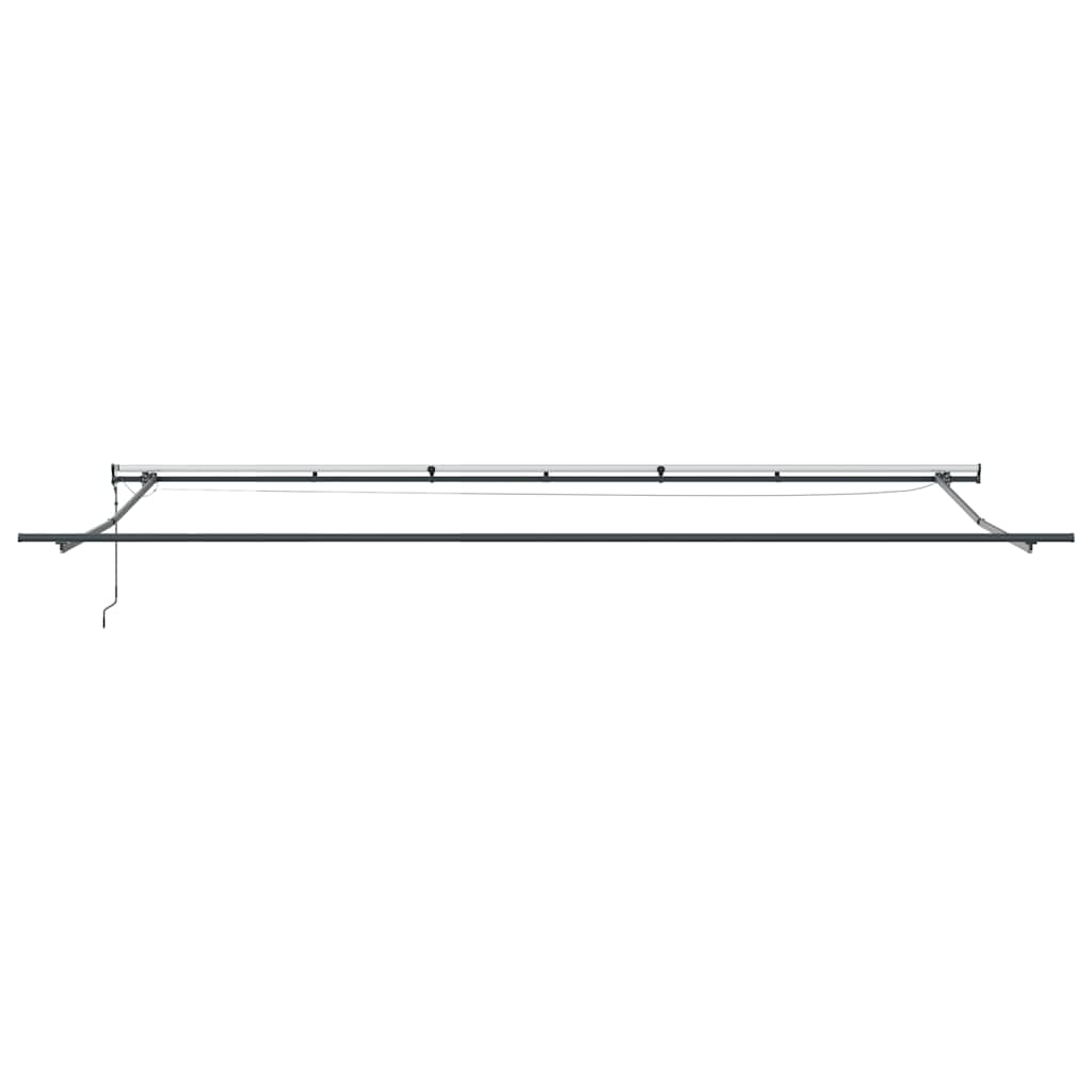Tenda na automatsko uvlačenje s LED smeđa 600 x 300 cm
