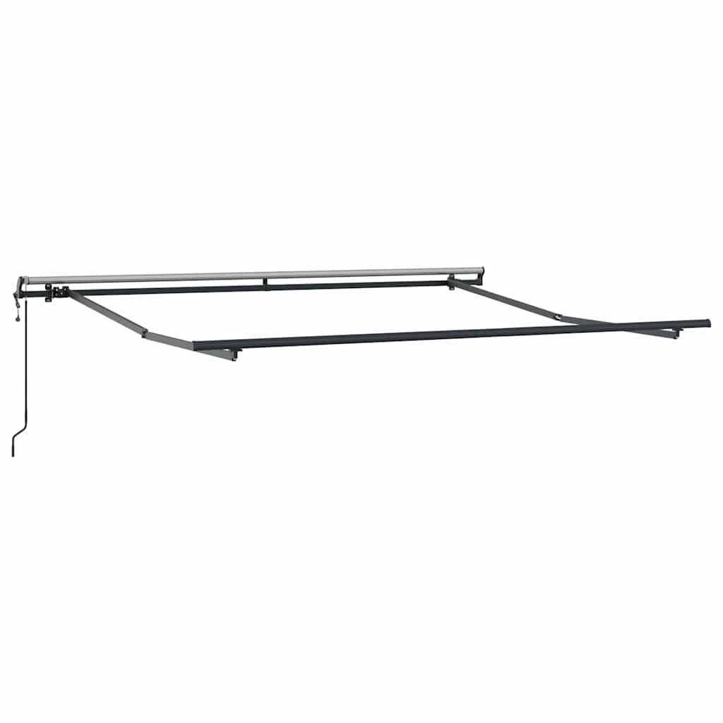 Tenda na automatsko uvlačenje antracit i bijela 300 x 250 cm