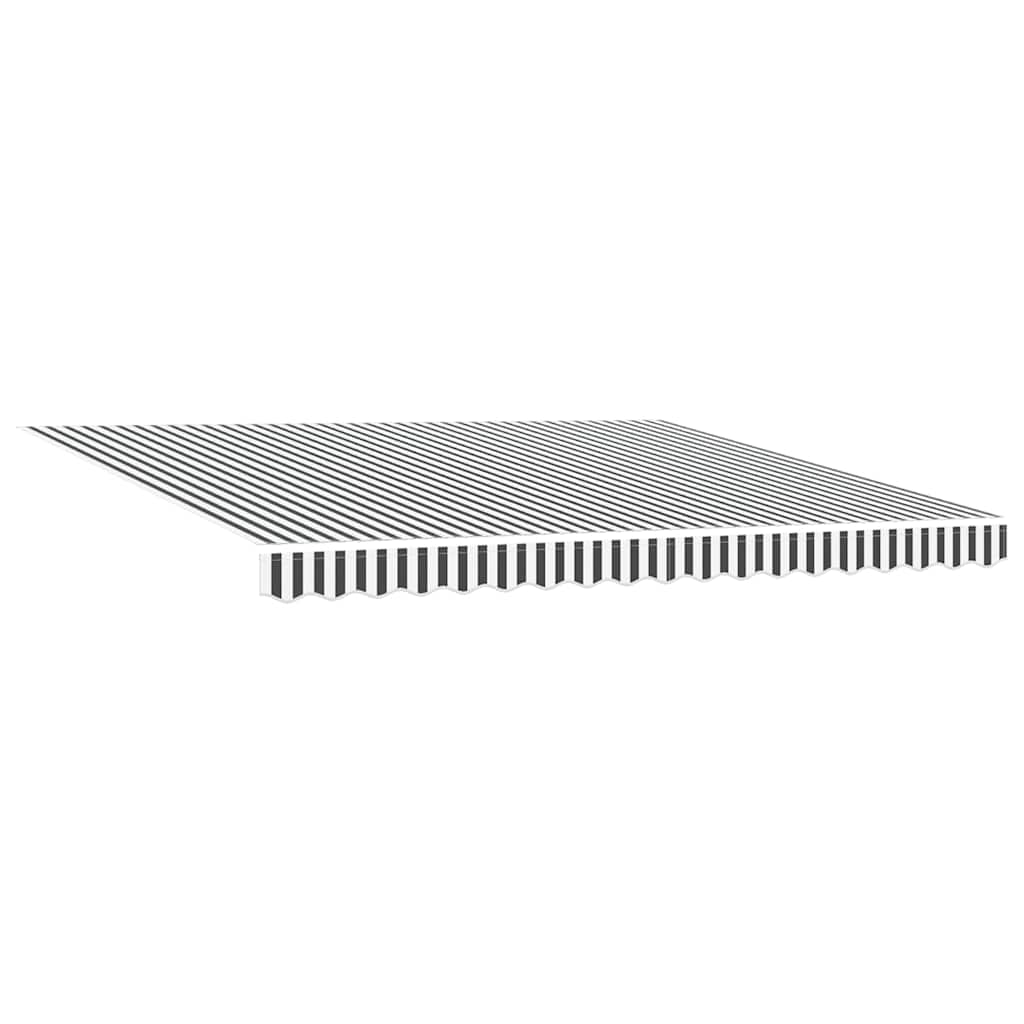 Tenda na ručno uvlačenje s LED antracit i bijela 400x300 cm