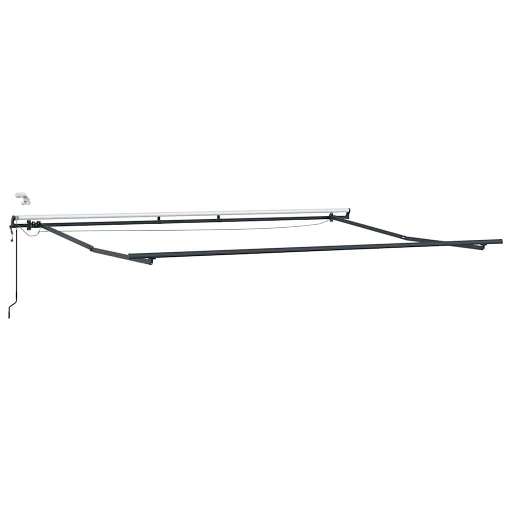 Tenda na automatsko uvlačenje LED antracit i bijela 450x300 cm