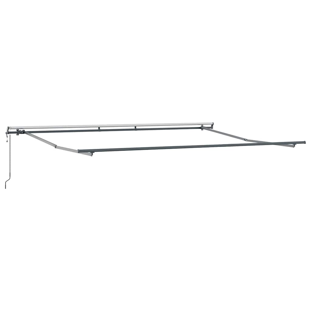Tenda na automatsko uvlačenje LED antracit i bijela 500x300 cm