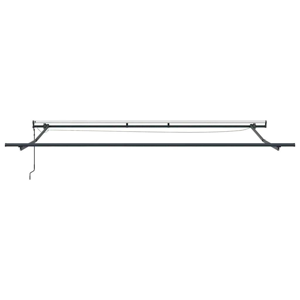 Tenda na automatsko uvlačenje LED antracit i bijela 500x300 cm