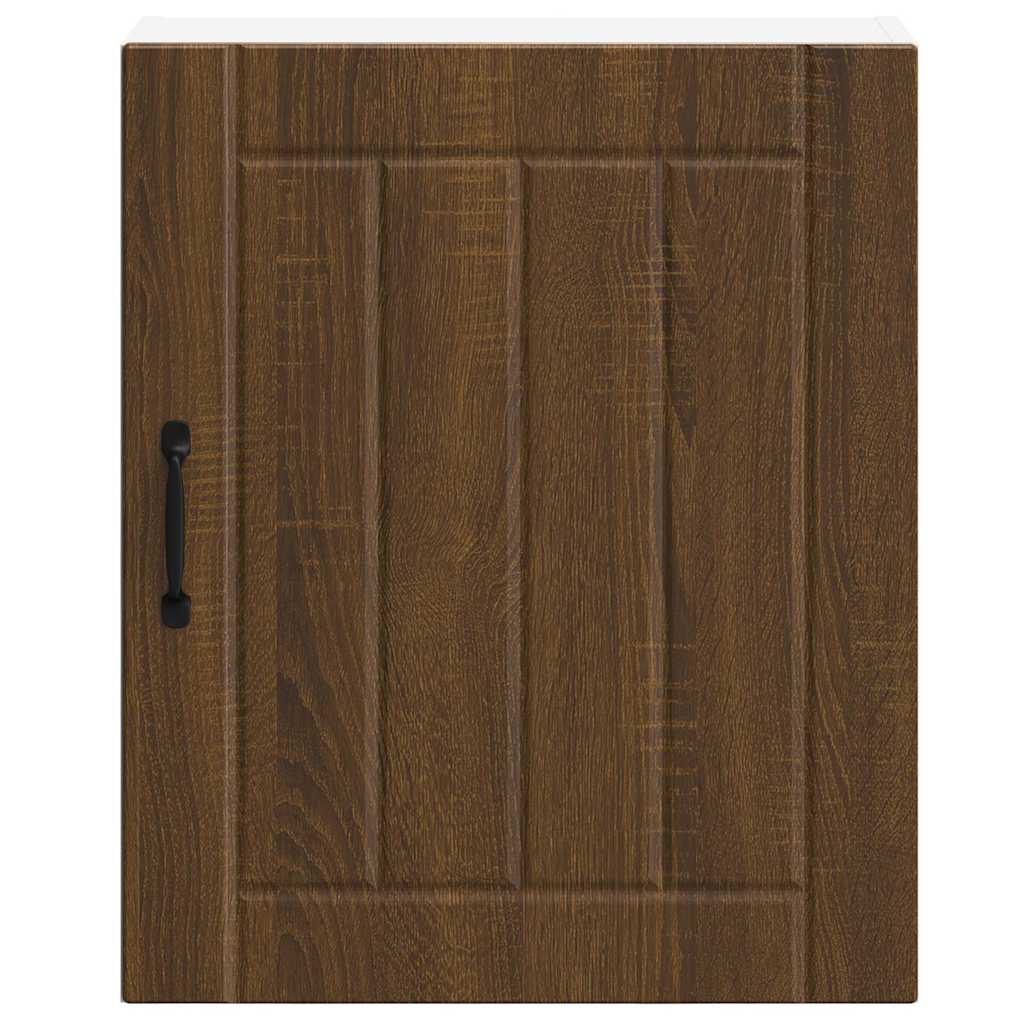 Zidni kuhinjski ormarići 2 kom Lucca smeđi hrast, inženjersko drvo