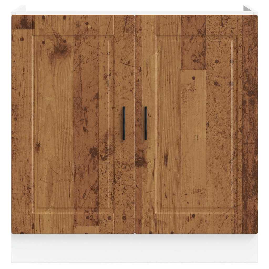 Donji ormarić za sudoper Porto boja drva 80x46x81,5 cm drveni