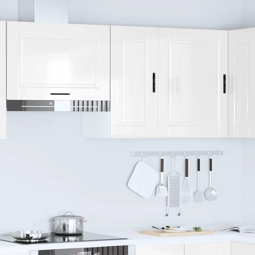 Kuhinjski zidni ormarić Porto sjaj bijeli konstruirano drvo