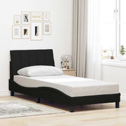 Okvir za krevet bez madraca Hanko crni 90x190cm od tkanine