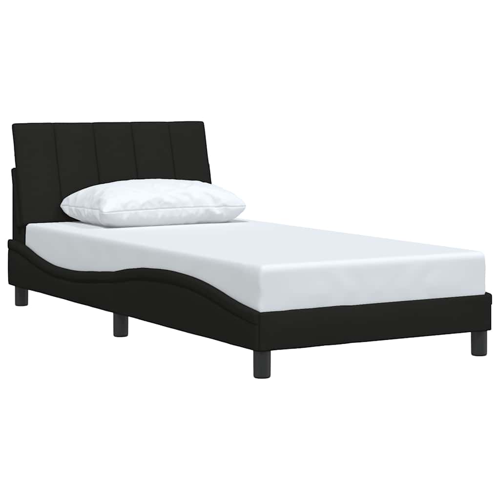 Okvir za krevet bez madraca Hanko crni 100x200 cm od tkanine