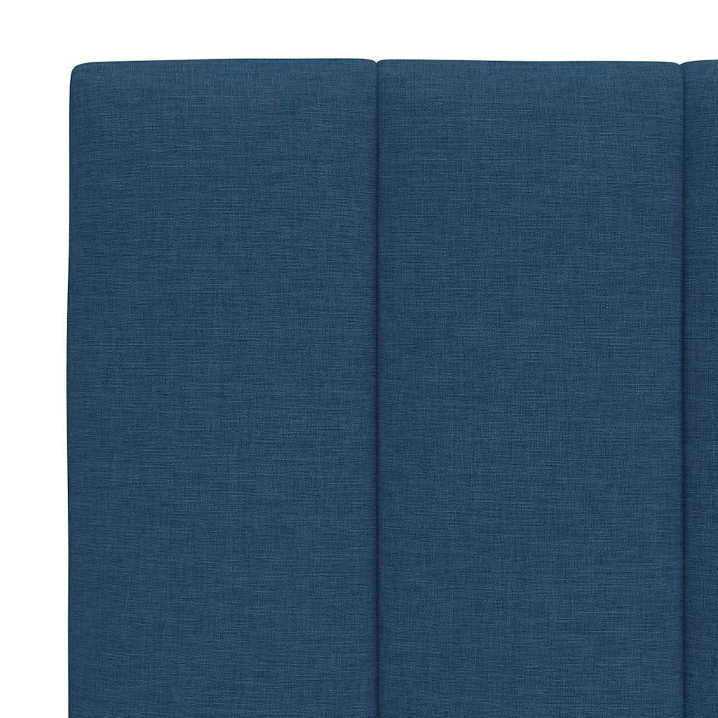 Okvir za krevet bez madraca Hanko plava 100x200cm od tkanine