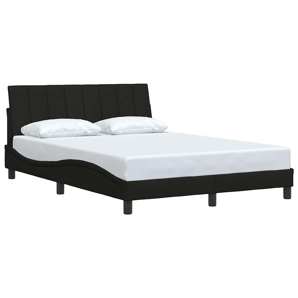 Okvir za krevet bez madraca Hanko crni 140 x 190 cm od tkanine