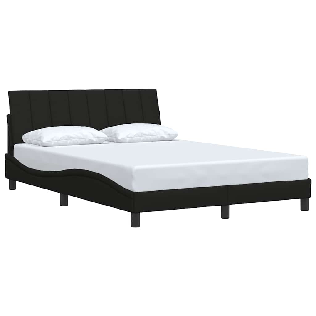 Okvir za krevet bez madraca Hanko crni 140x200 cm od tkanine