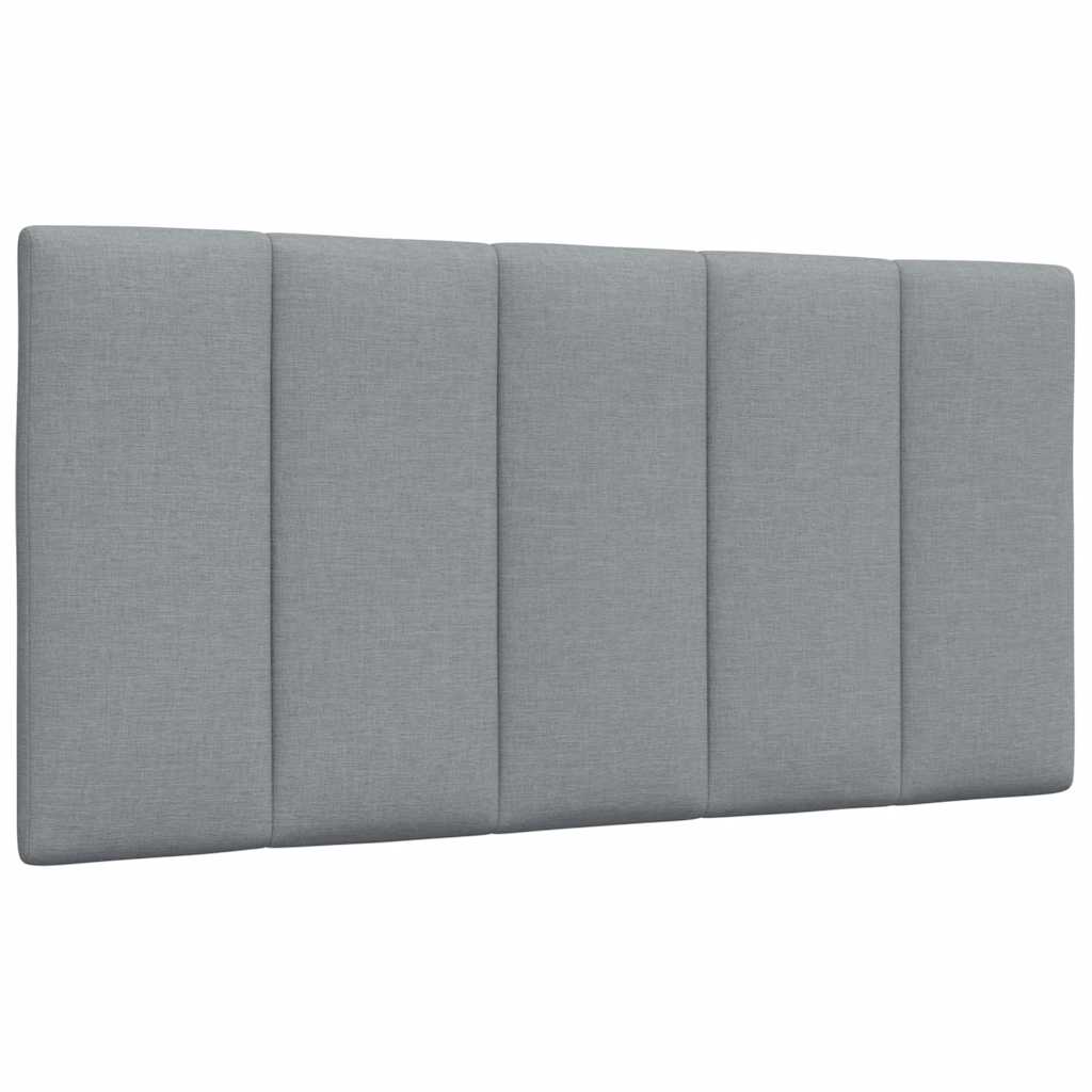 Krevet s madracem Hanko svjetlosivi 100x200 cm od tkanine