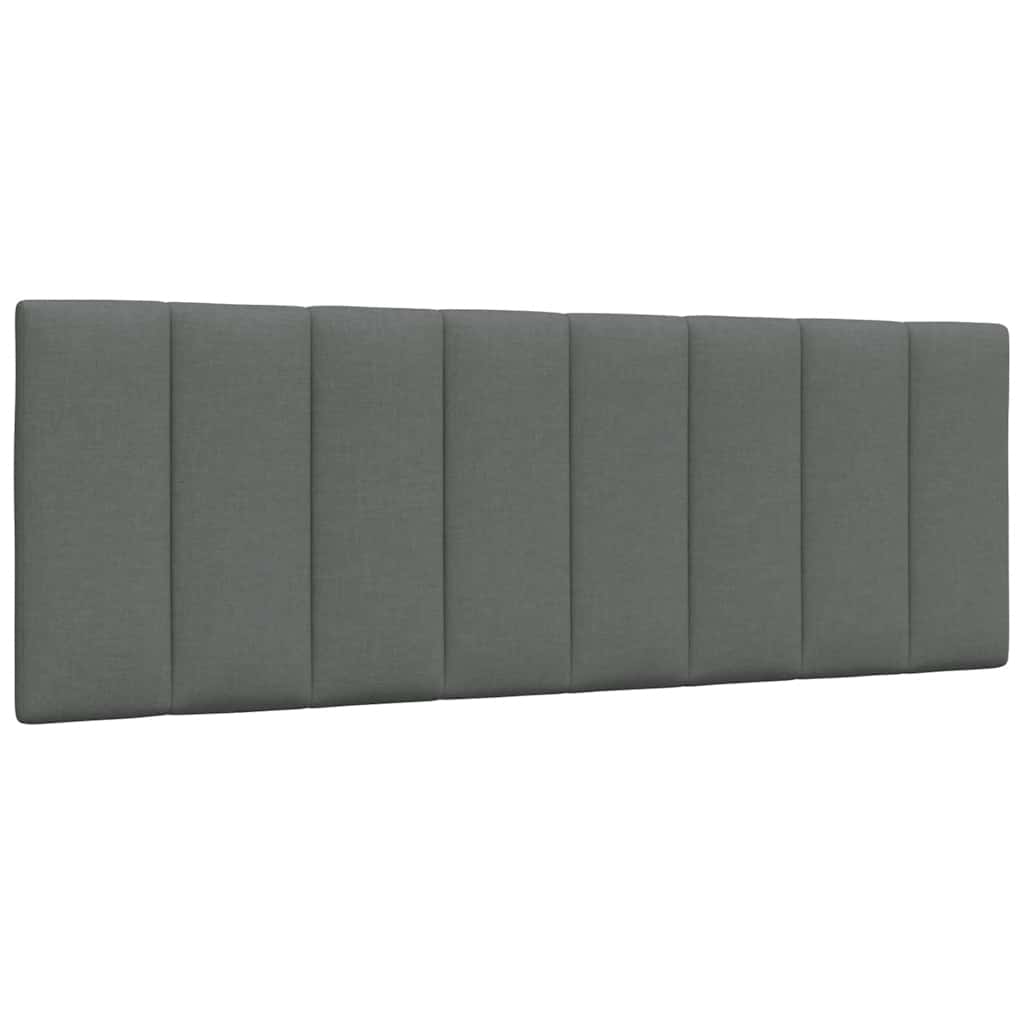 Krevet s madracem Hanko tamnosivi 120 x 200 cm od tkanine