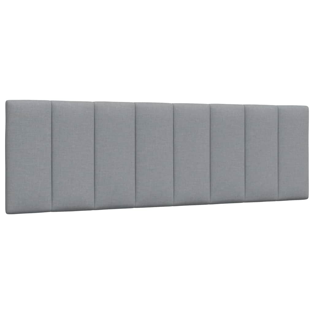 Krevet s madracem Hanko svjetlosiva 160x200 cm tkanina