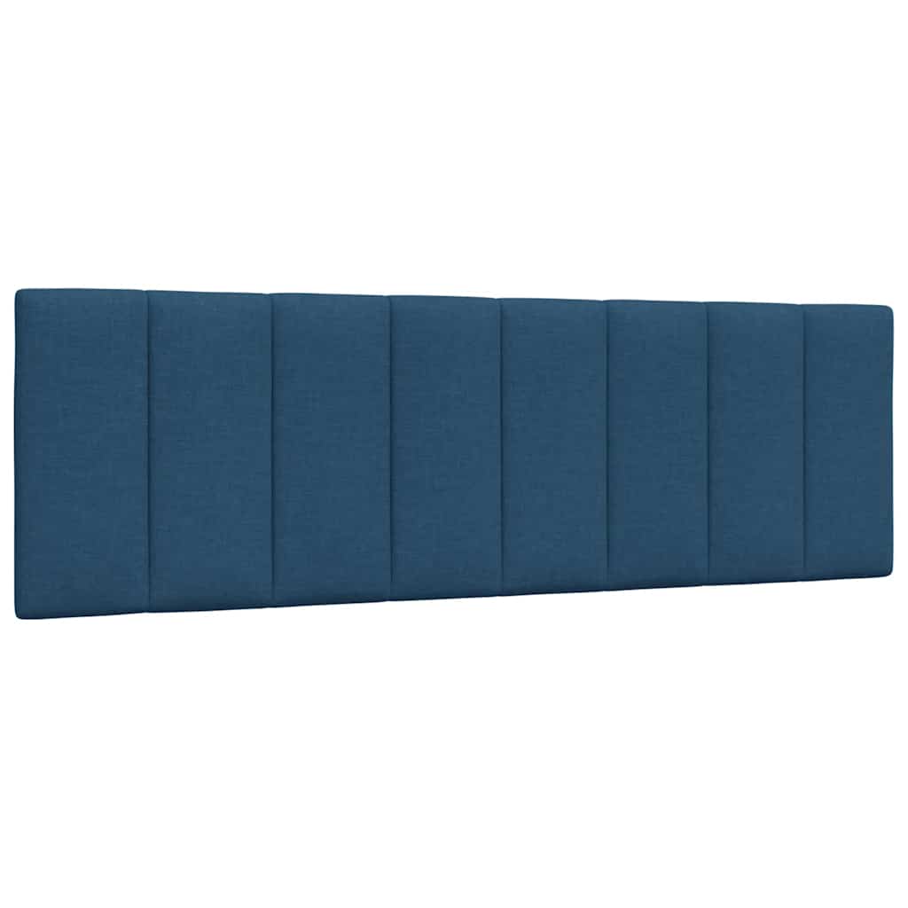 Krevet s madracem Hanko plavi 160x200 cm od tkanine