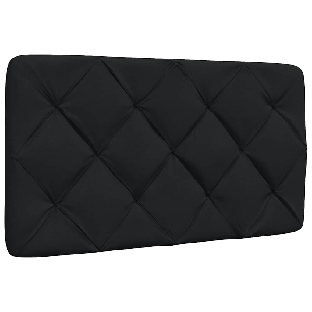 Okvir za krevet bez madraca crni 90x200cm od tkanine