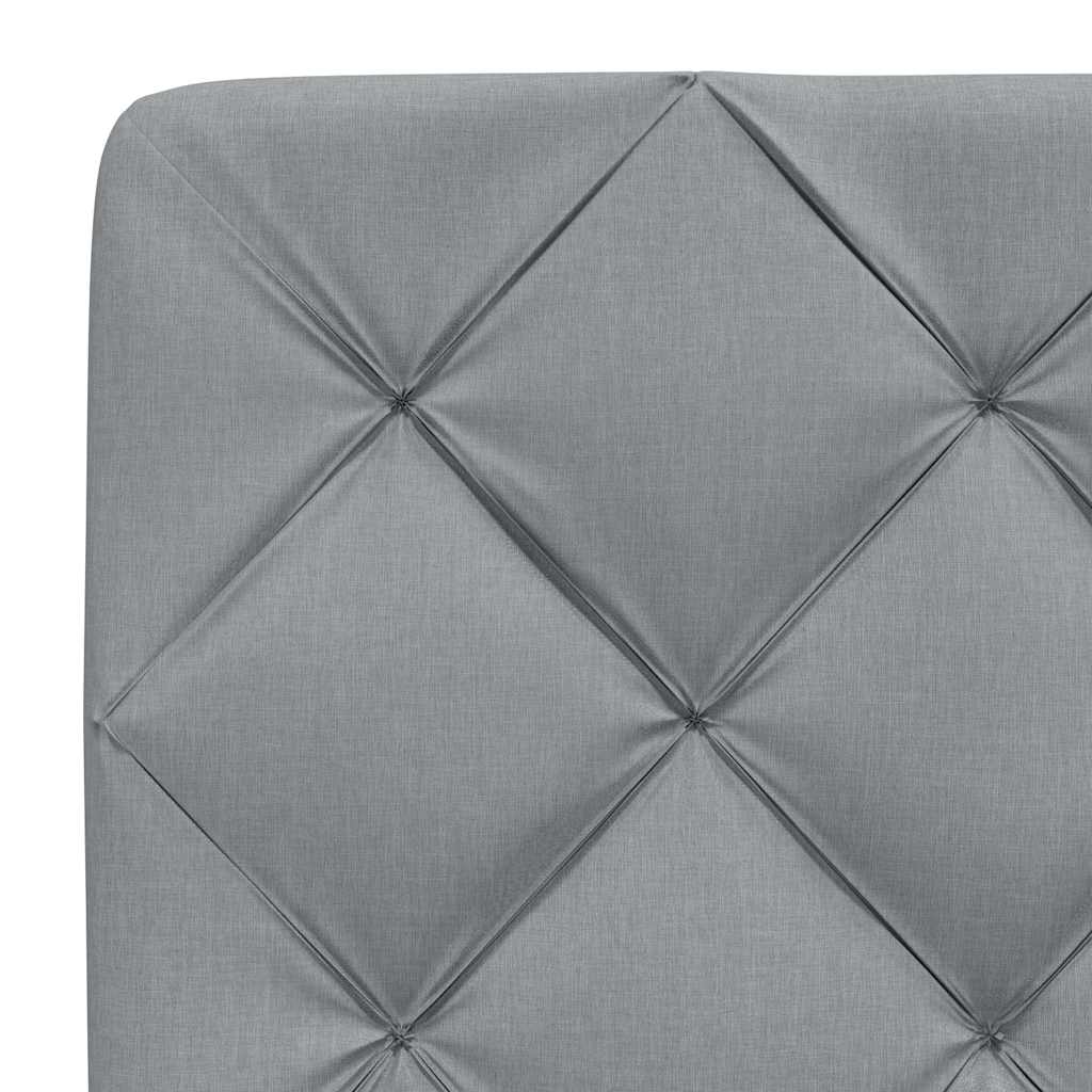 Okvir kreveta bez madraca svjetlosivi 180x200 cm od tkanine